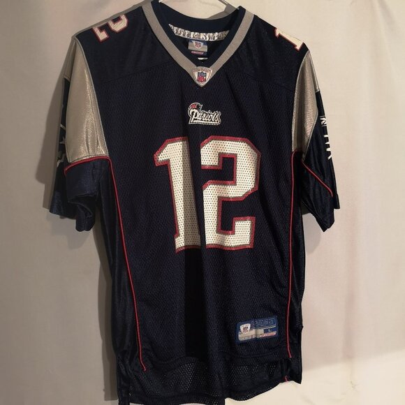 Reebok NFL Equipment NE Patriots Girls/Boys Size Large Jersey/T-shirt - Picture 1 of 6